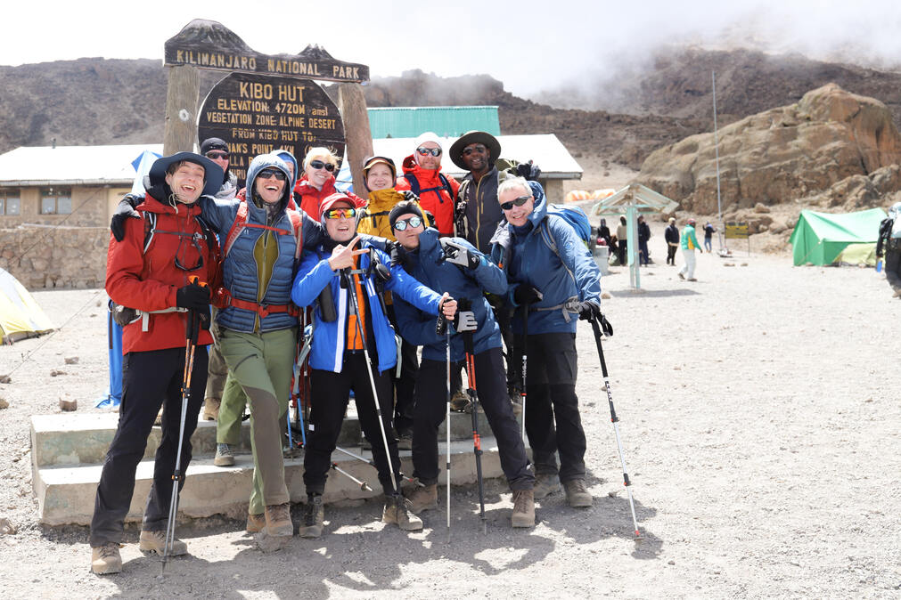 10-day Kilimanjaro trekking package for groups
