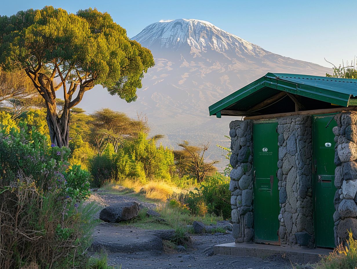 Are there restrooms on Kilimanjaro?