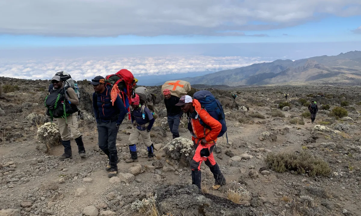 Comfortable camping on Kilimanjaro climb
