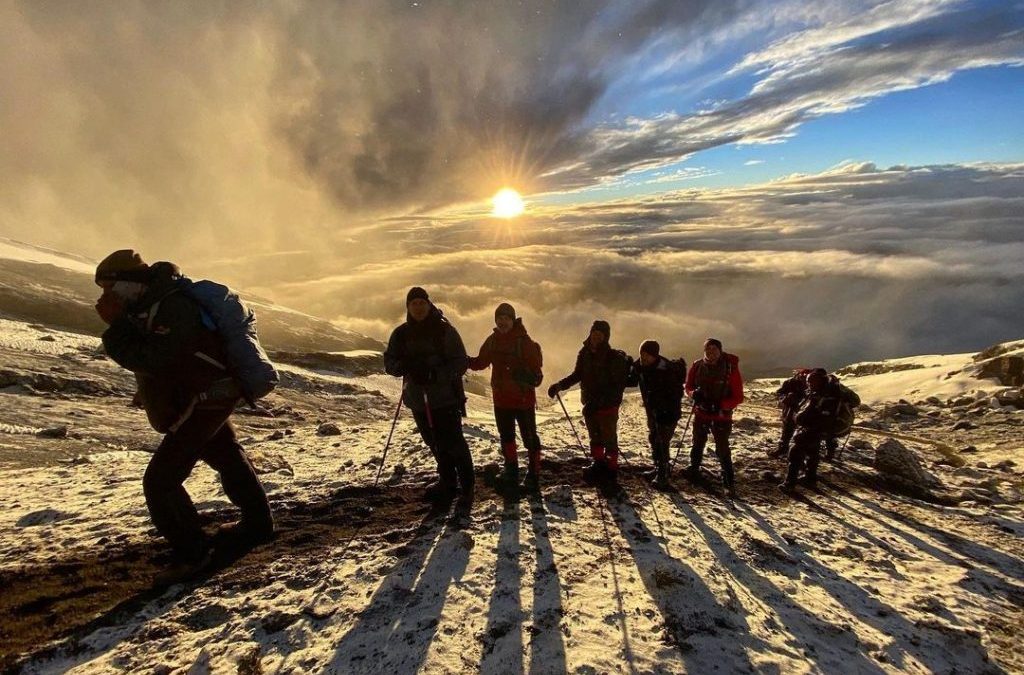 Kilimanjaro trekking group sharing for beginners