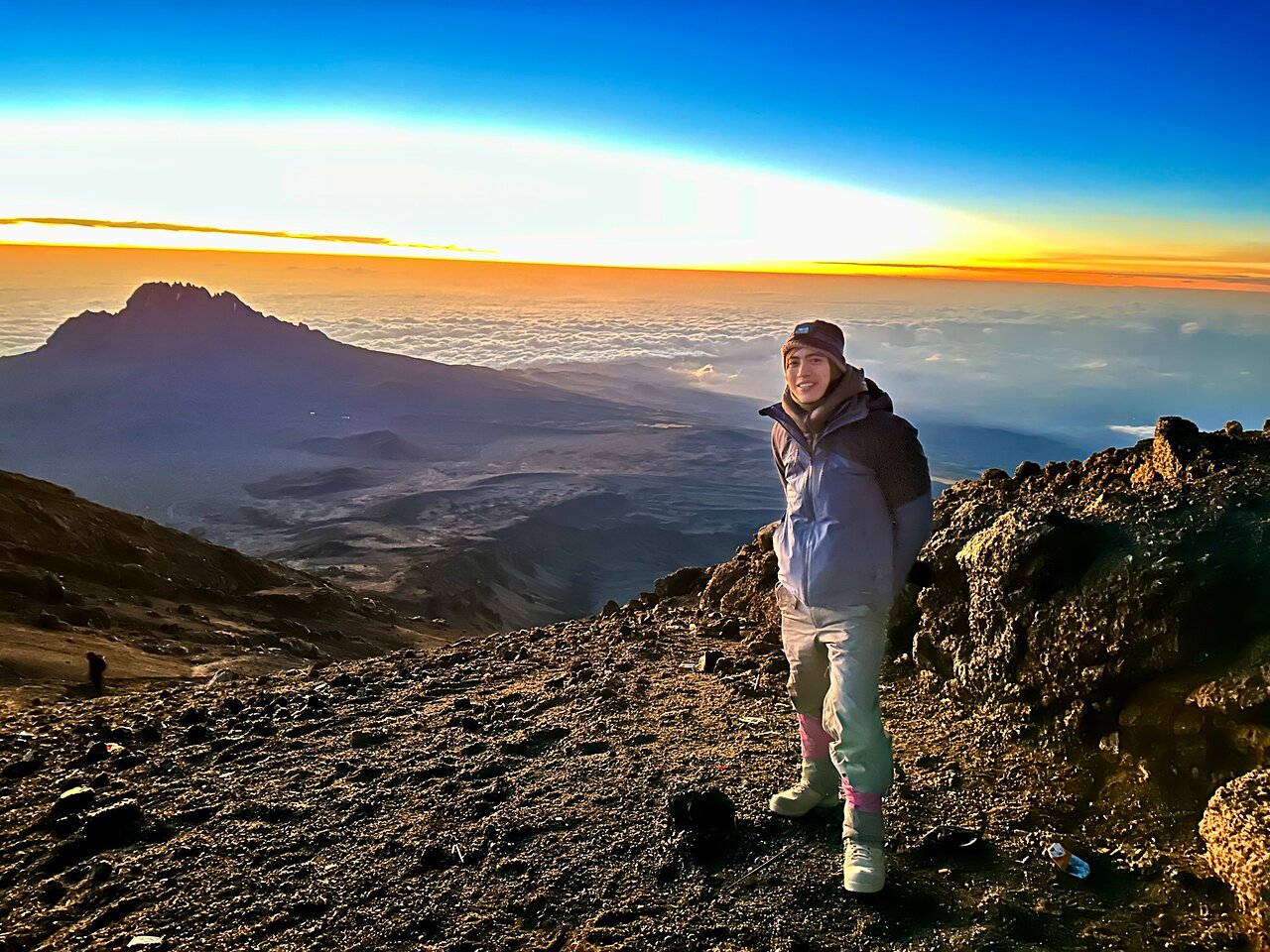 Kilimanjaro trekking group sharing itineraries
