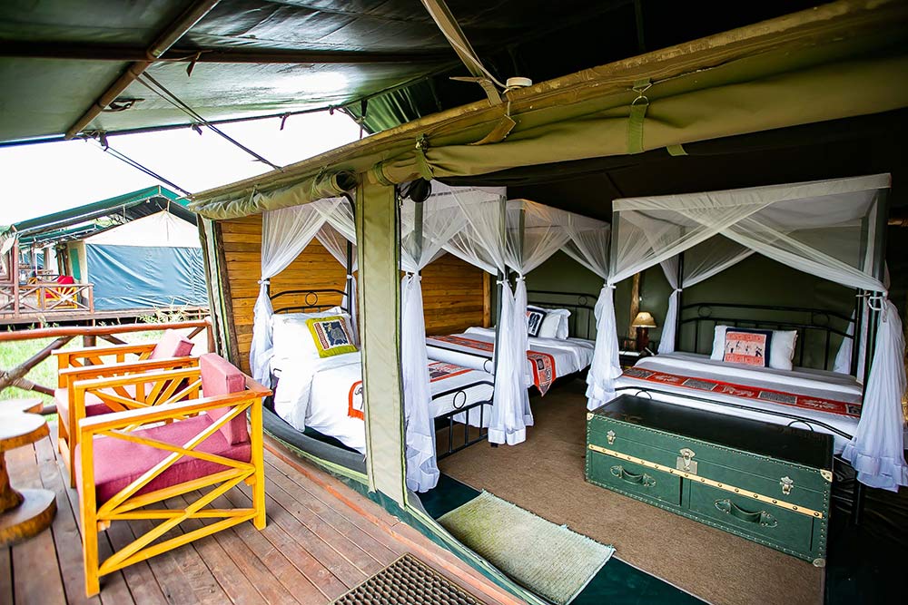 Luxury tented camps near Arusha