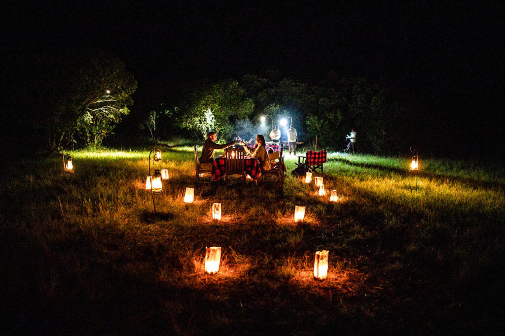 Maasai Mara bush dinners