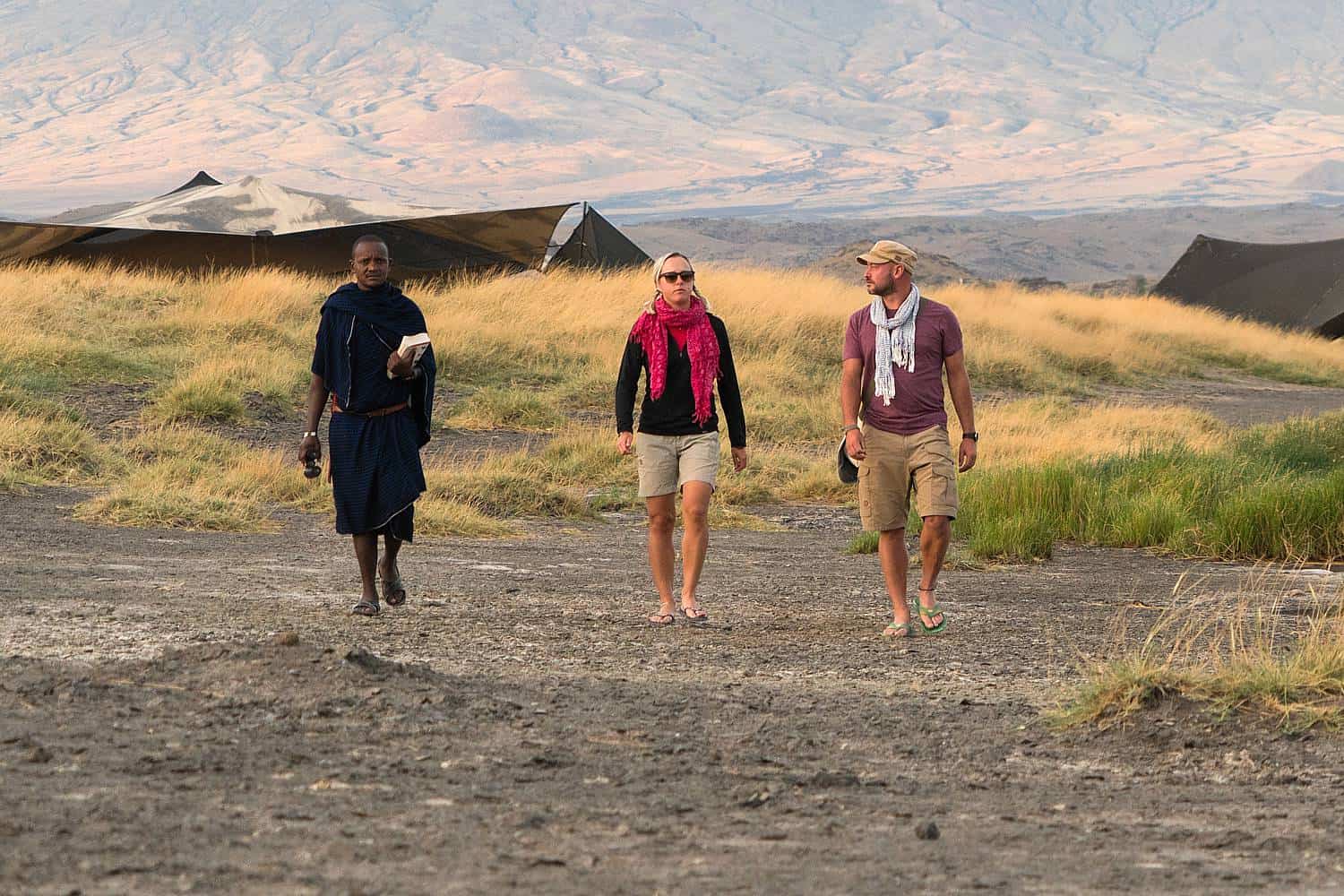 Unique landscapes of Lake Natron