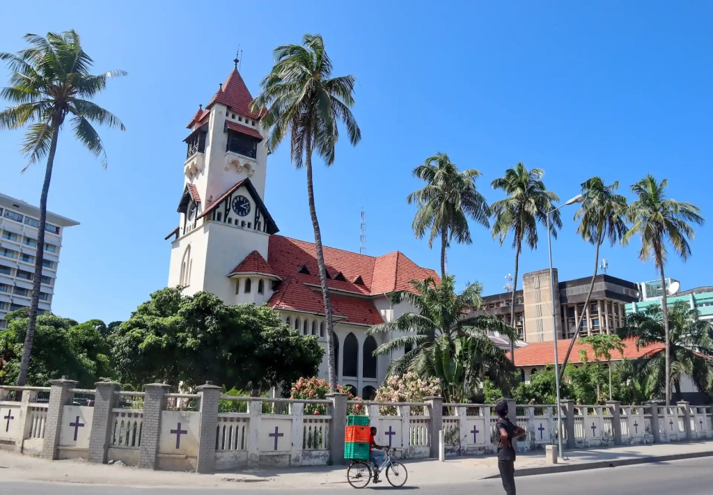 What is the main religion in Dar es Salaam?