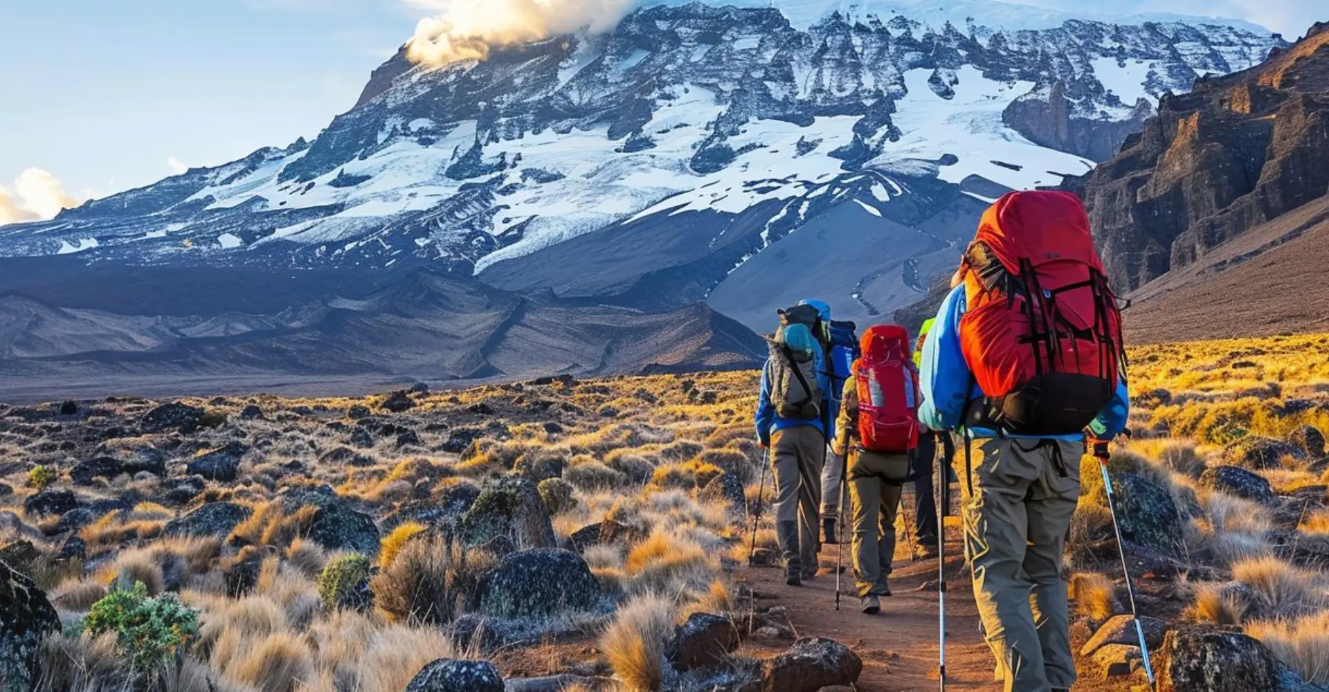 Where do we sleep during the Kilimanjaro trek?