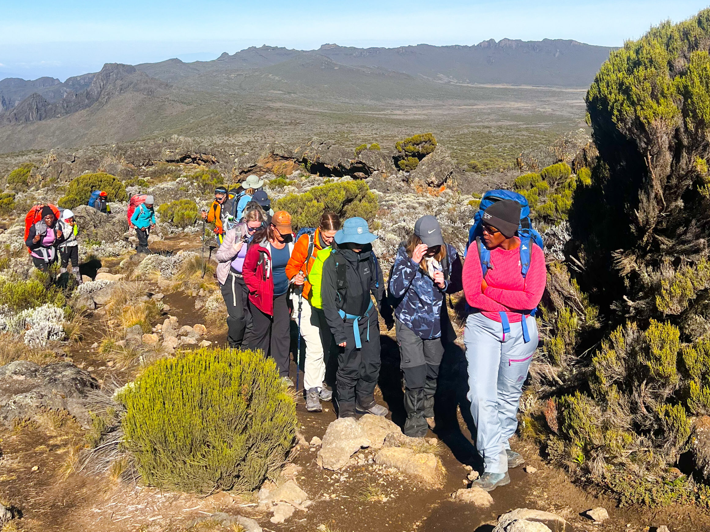 Can I store luggage during the Kilimanjaro trek?